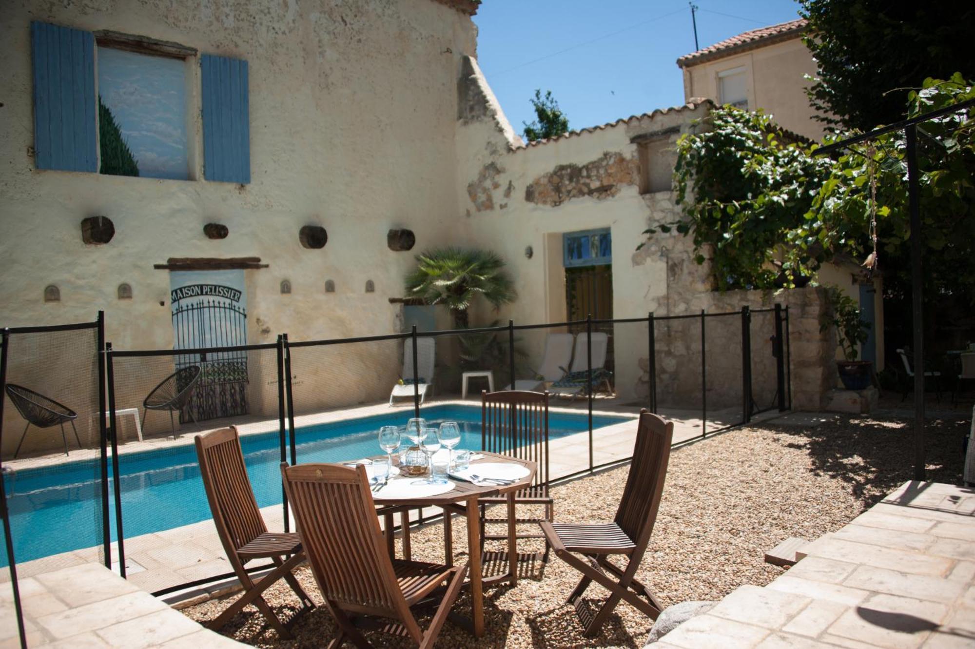 Maison Pelissier Bed And Breakfast With Sweeming Pool Cuxac-dʼAude Esterno foto